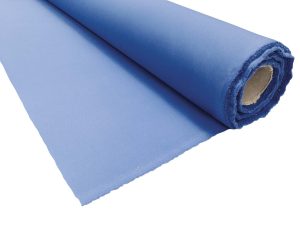 TISSU 35% COTON - 65% POLYESTER BLEU CLAIR H=1500mm