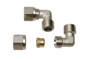 ELBOW COMPRESSION FITTING M. FOR COPPER PIPE