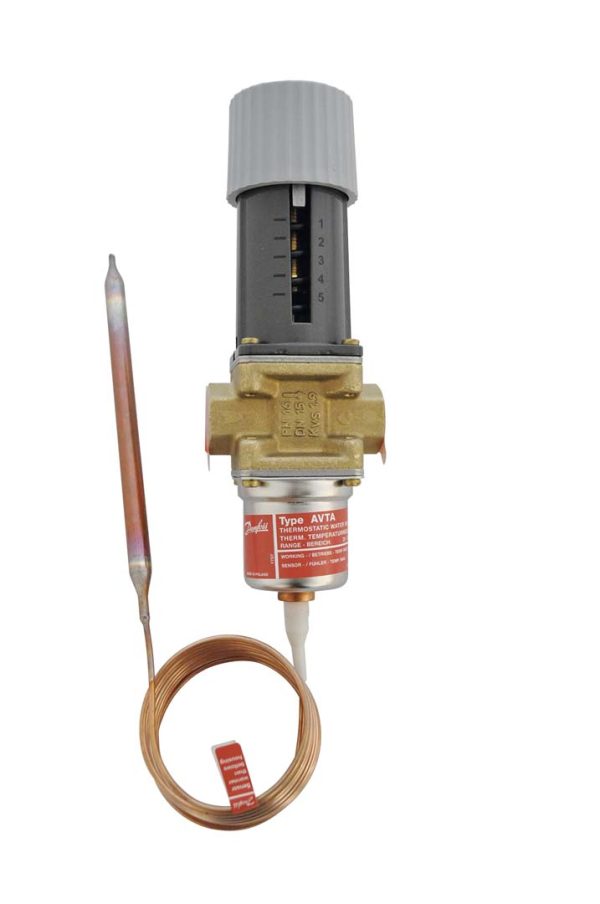 DANFOSS TEMPERATURE REGULATION VALVE AVTA 15 1/2" 25°-65°C PROBE Ø 9,5mm