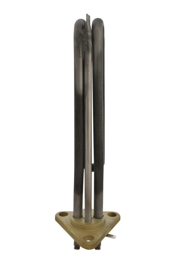 HEATING ELEM W/TRIANG. FLANGE 78mm W. 2000 BIELLE W/PROBE HOLDER L=220mm Øf 10mm GT Ø 7mm