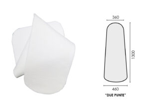 "DOUBLE POINT" MOD. POLYESTER FELT thick. 9mm 1300x460x360mm