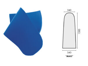 "MAXI" MOD. POLYESTER FOAM thick. 10mm 1300x540x340mm