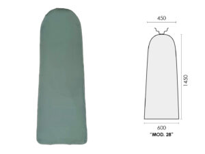 FUNDA EN POLIESTER VERDE (mod.28) 1450x600x450mm MAXI