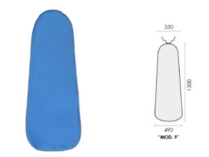 HOUSSE POLYESTER AZUR (mod.9) 1300x490x330mm PONY VAPORETTA