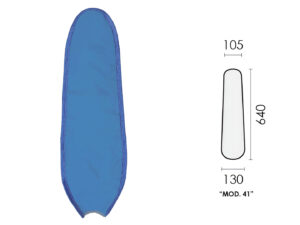 AZURE POLYESTER COVER (mod.41) 640x130x105mm SLEEVE ARM VEIT