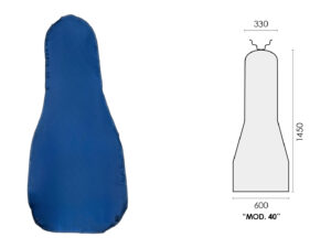 AZURE DEK COVER (mod.40) 1450x600x330mm DOB