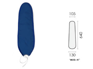 HOUSSE DEK AZUR (mod.41) 640x130x105mm JEANNETTE VEIT