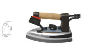 PLANCHA ELECTROVAPOR MAXI LEMM Kg. 2 (BASE NEGRA)