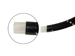 TUYAU SILICONE REVETU POLYESTER Ø 5x10mm