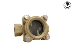 BRONZE FLOW INDICATOR WITH SCREW