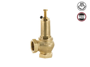 EXHAUST SAFETY VALVE WITH SCREW (PED certified)