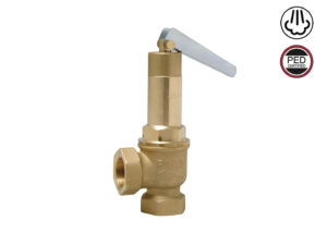 EXHAUST SAFETY VALVE WITH LEVER (PED certified)