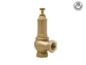 EXHAUST SAFETY VALVE WITH SCREW