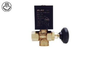 ELECTROVANNE VAPEUR OLAB 1/4" AVEC REG. 230V (7000) Ø 2,8mm