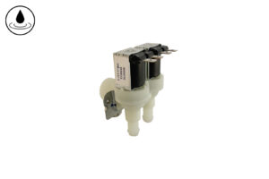 ELECTROVALVULA AGUA ELBI 3/4"M. - 2 RACORD TUBO Ø 12mm ANGULO