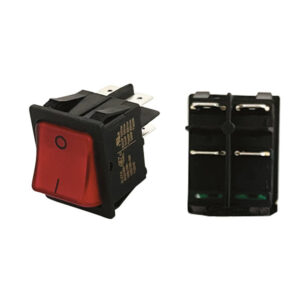 INTERRUPTEUR A TEMOIN ROUGE POUR CHAUDIERE 4 COSSES