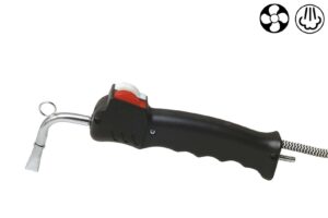 PISTOLET AIR ET VAPEUR 2 MICROINTERRUPTEURS AVEC BUSE INTERCHANGEABLE PLAT "2F"