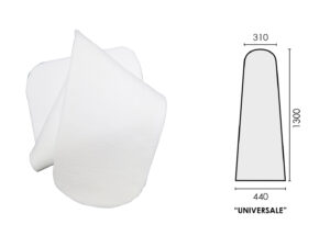 MOLLETTONE POLIESTERE MOD. "UNIVERSALE" 1300x440x310mm spess. 9mm