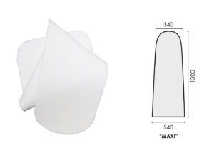 MOLLETTONE POLIESTERE MOD. "MAXI" 1300x540x340mm spess. 9mm