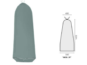 TELO POLIESTERE VERDE (mod. 39) 1410x560x430mm M.0981