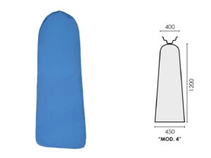 TELO POLIESTERE AZZURRO (mod.4) 1200x450x400mm UNIVERSALE