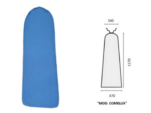 TELO POLIESTERE AZZURRO 1170x470x340mm COMELUX