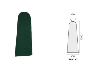 TELO STRETCH VERDE (mod.4) 1200x450x400mm UNIVERSALE