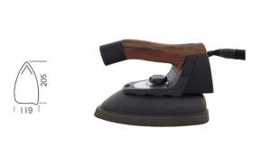 FERRO ELETTROVAPORE T5 Kg. 1,850 (PIASTRA NERA)