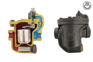 SCARICATORE DI CONDENSA A SECCHIELLO ROVESCIATO SPIRAX