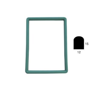 GUARNIZIONE VITON DISTILLO BOWE 265x195x12x15mm