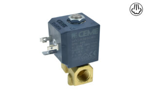 ELETTROVALVOLA VAPORE CEME 1/4" (6612) Ø 2mm