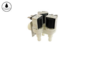 ELETTROVALVOLA ACQUA ELBI 3/4"M. - 3 PORTAGOMMA Ø 12mm ANGOLO