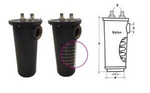 CONDENSATORE COMPLETO  NYLON