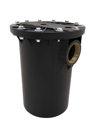 CONDENSATORE PM10 MAGGIORATO NYLON SENZA SERPENTINA