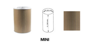 CARTUCCIA MINI CON RETE METALLICA