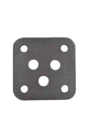 FLANGIA QUADRATA 4 FORI 85x85mm COMEL